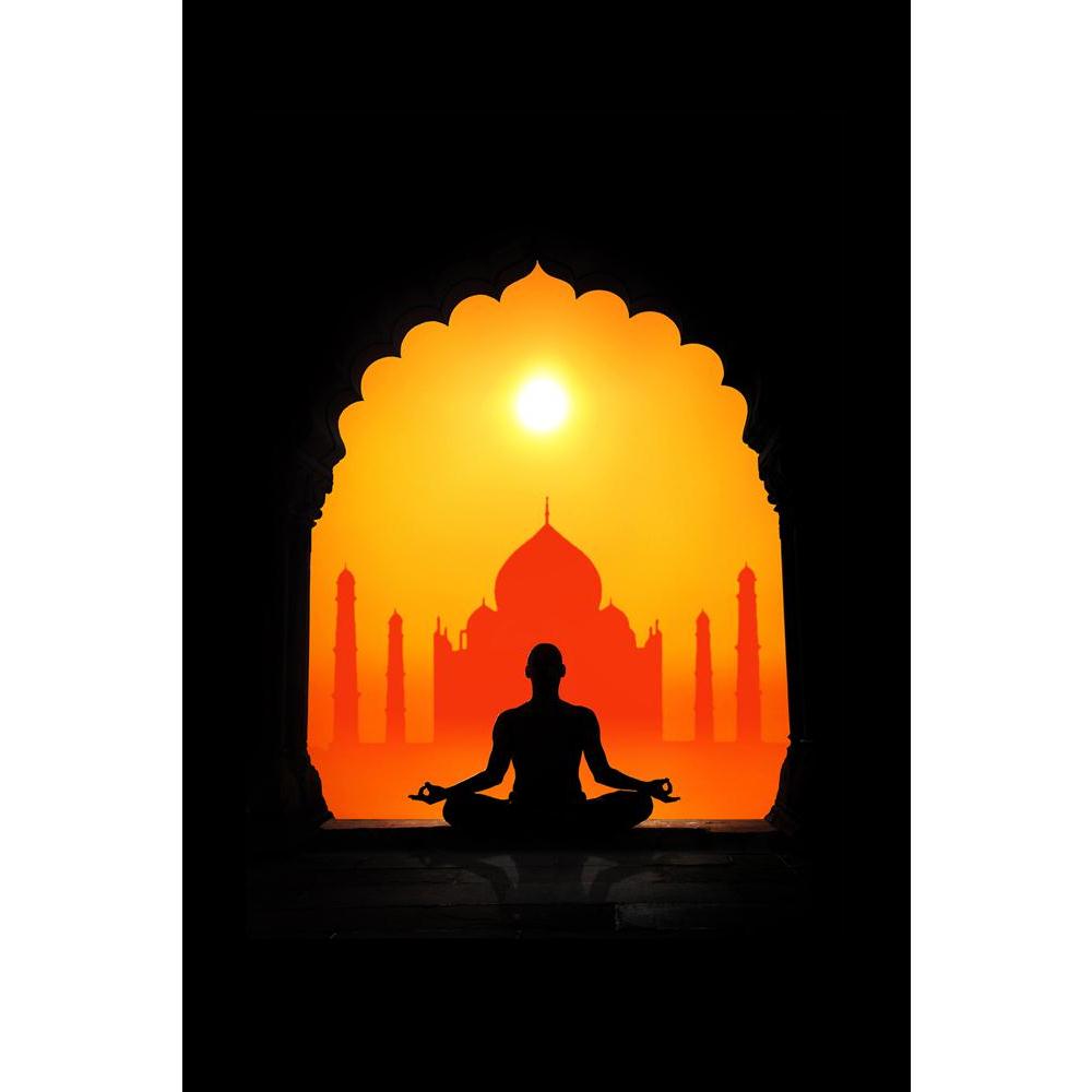 ArtzFolio Morning Meditation At Taj Unframed Paper Poster-Paper Posters Unframed-AZART22310791POS_UN_L-Image Code 5002793 Vishnu Image Folio Pvt Ltd, IC 5002793, ArtzFolio, Paper Posters Unframed, Places, Traditional, Photography, morning, meditation, at, taj, unframed, paper, poster, wall, large, size, for, living, room, home, decoration, big, framed, decor, posters, pitaara, box, modern, art, with, frame, bedroom, amazonbasics, door, drawing, small, decorative, office, reception, multiple, friends, images