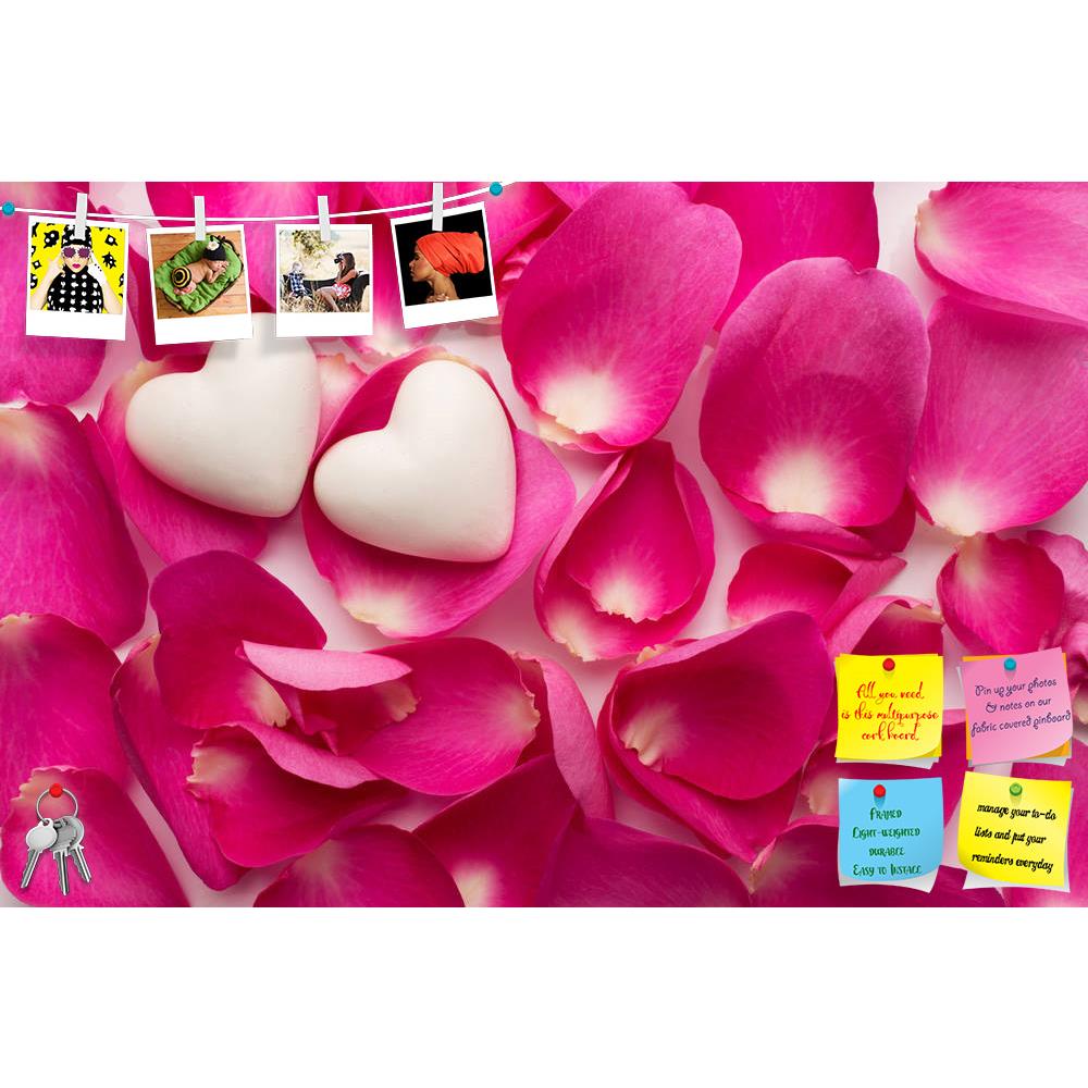 ArtzFolio Rose Petals & Hearts Photo Printed Bulletin Board Notice Pin Board Soft Board | Frameless-Bulletin Boards Frameless-AZSAO22487698BLB_FL_L-Image Code 5002803 Vishnu Image Folio Pvt Ltd, IC 5002803, ArtzFolio, Bulletin Boards Frameless, Floral, Photography, rose, petals, hearts, photo, printed, bulletin, board, notice, pin, soft, frameless, stone, petal, heart, day, background, white, flower, pink, valentine's, backgrounds, nature, group, concepts, studio, weddings, holidays, objects, celebrations, 