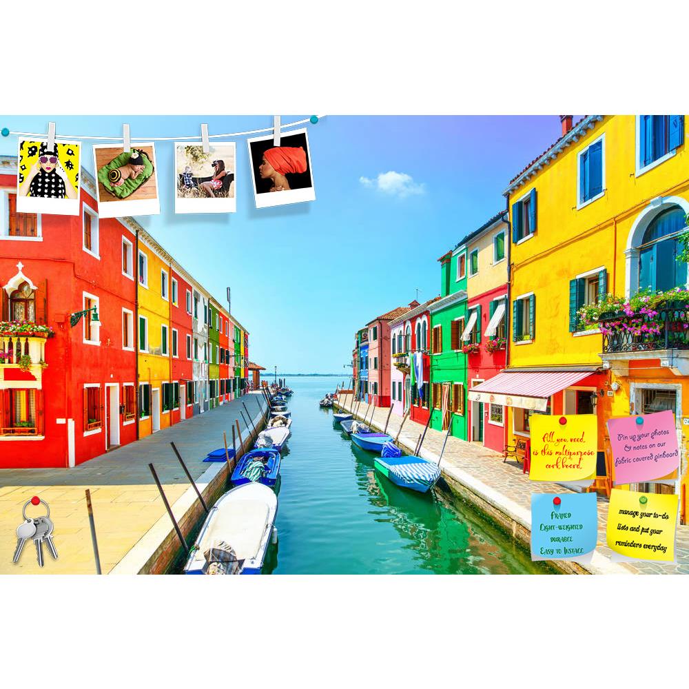 ArtzFolio Burano Island Canal Italy Printed Bulletin Board Notice Pin Board Soft Board | Frameless-Bulletin Boards Frameless-AZSAO22671981BLB_FL_L-Image Code 5002805 Vishnu Image Folio Pvt Ltd, IC 5002805, ArtzFolio, Bulletin Boards Frameless, Places, Photography, burano, island, canal, italy, printed, bulletin, board, notice, pin, soft, frameless, venice, landmark, colorful, houses, boats, long, exposure, pin up board, push pin board, extra large cork board, big pin board, notice board, small bulletin boar