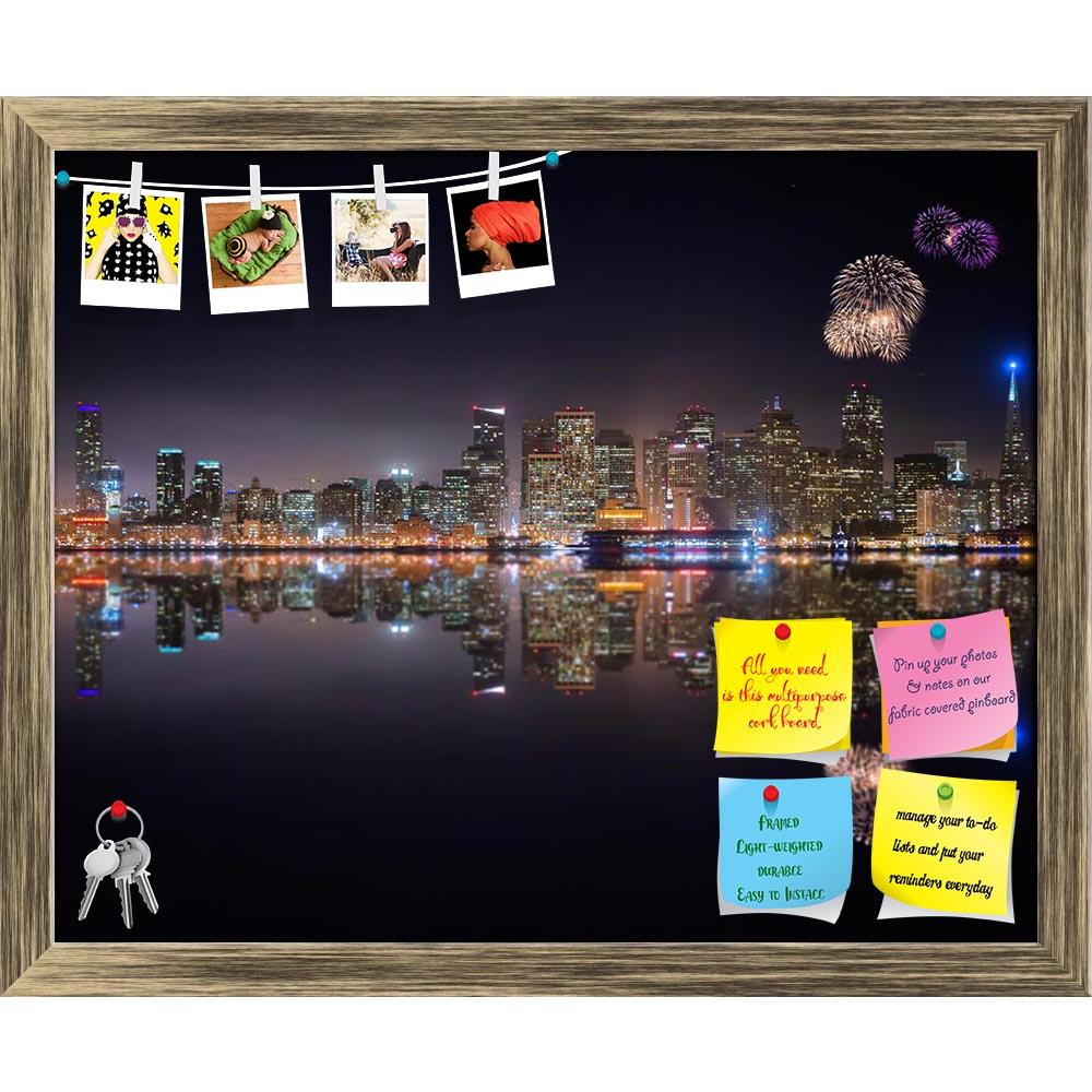 ArtzFolio Fireworks Over San Francisco City Skyline, USA Printed Bulletin Board Notice Pin Board Soft Board | Framed-Bulletin Boards Framed-AZSAO22689136BLB_FR_L-Image Code 5002806 Vishnu Image Folio Pvt Ltd, IC 5002806, ArtzFolio, Bulletin Boards Framed, Places, Photography, fireworks, over, san, francisco, city, skyline, usa, printed, bulletin, board, notice, pin, soft, framed, independence, day, architecture, blue, building, california, celebration, cityscape, dark, july, fourth, landmark, light, night, 