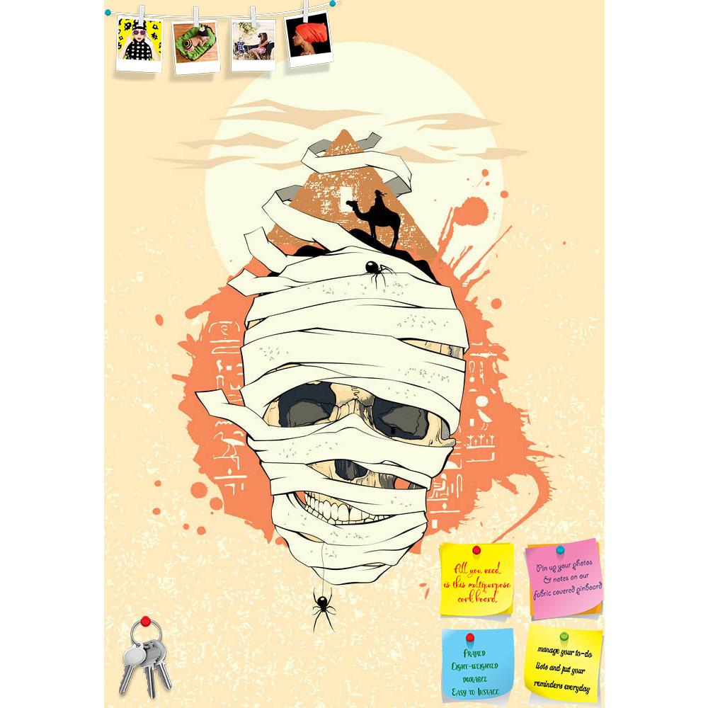 ArtzFolio Egyptian Design With Mummy Skull Printed Bulletin Board Notice Pin Board Soft Board | Frameless-Bulletin Boards Frameless-AZSAO22748986BLB_FL_L-Image Code 5002809 Vishnu Image Folio Pvt Ltd, IC 5002809, ArtzFolio, Bulletin Boards Frameless, Portraits, Digital Art, egyptian, design, with, mummy, skull, printed, bulletin, board, notice, pin, soft, frameless, pin up board, push pin board, extra large cork board, big pin board, notice board, small bulletin board, cork board, wall notice board, giant c