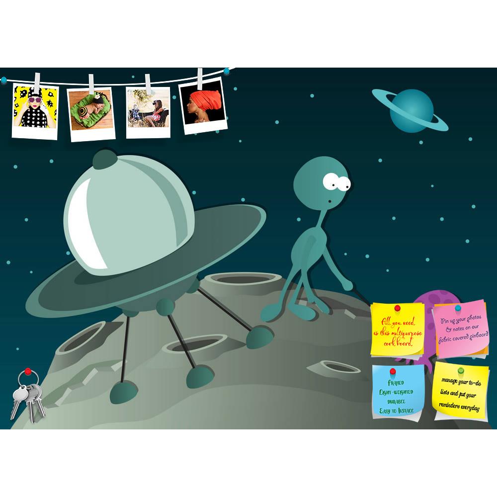 ArtzFolio Two Aliens & Spaceship Printed Bulletin Board Notice Pin Board Soft Board | Frameless-Bulletin Boards Frameless-AZSAO22785399BLB_FL_L-Image Code 5002817 Vishnu Image Folio Pvt Ltd, IC 5002817, ArtzFolio, Bulletin Boards Frameless, Fantasy, Kids, Digital Art, two, aliens, spaceship, printed, bulletin, board, notice, pin, soft, frameless, pin up board, push pin board, extra large cork board, big pin board, notice board, small bulletin board, cork board, wall notice board, giant cork board, bulletin 