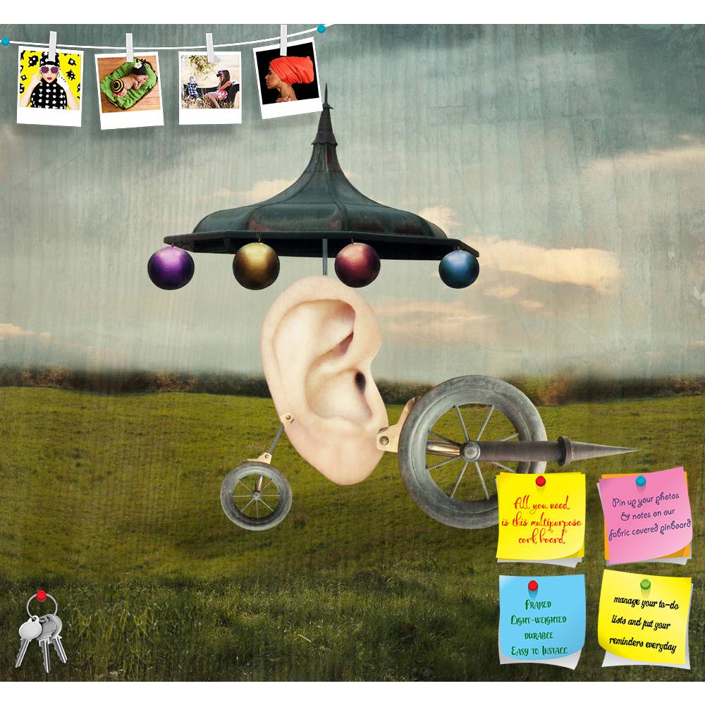ArtzFolio Human Ear With Surreal Wheels Printed Bulletin Board Notice Pin Board Soft Board | Frameless-Bulletin Boards Frameless-AZSAO22837331BLB_FL_L-Image Code 5002827 Vishnu Image Folio Pvt Ltd, IC 5002827, ArtzFolio, Bulletin Boards Frameless, Conceptual, Vintage, Digital Art, human, ear, with, surreal, wheels, printed, bulletin, board, notice, pin, soft, frameless, beautiful, artistic, image, represent, mechanic, object, body, part, art, artist, inventive, collage, sky, field, texture, background, uniq