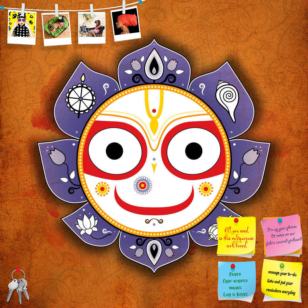 ArtzFolio Lord Jagannatha Indian God of the Universe D2 Printed Bulletin Board Notice Pin Board Soft Board | Frameless-Bulletin Boards Frameless-AZSAO22872223BLB_FL_L-Image Code 5002830 Vishnu Image Folio Pvt Ltd, IC 5002830, ArtzFolio, Bulletin Boards Frameless, Religious, Digital Art, lord, jagannatha, indian, god, of, the, universe, d2, printed, bulletin, board, notice, pin, soft, frameless, jagannath, symbol, religion, spiritual, om, india, hindu, vishnu, illustration, orissa, krishna, puri, icon, love,
