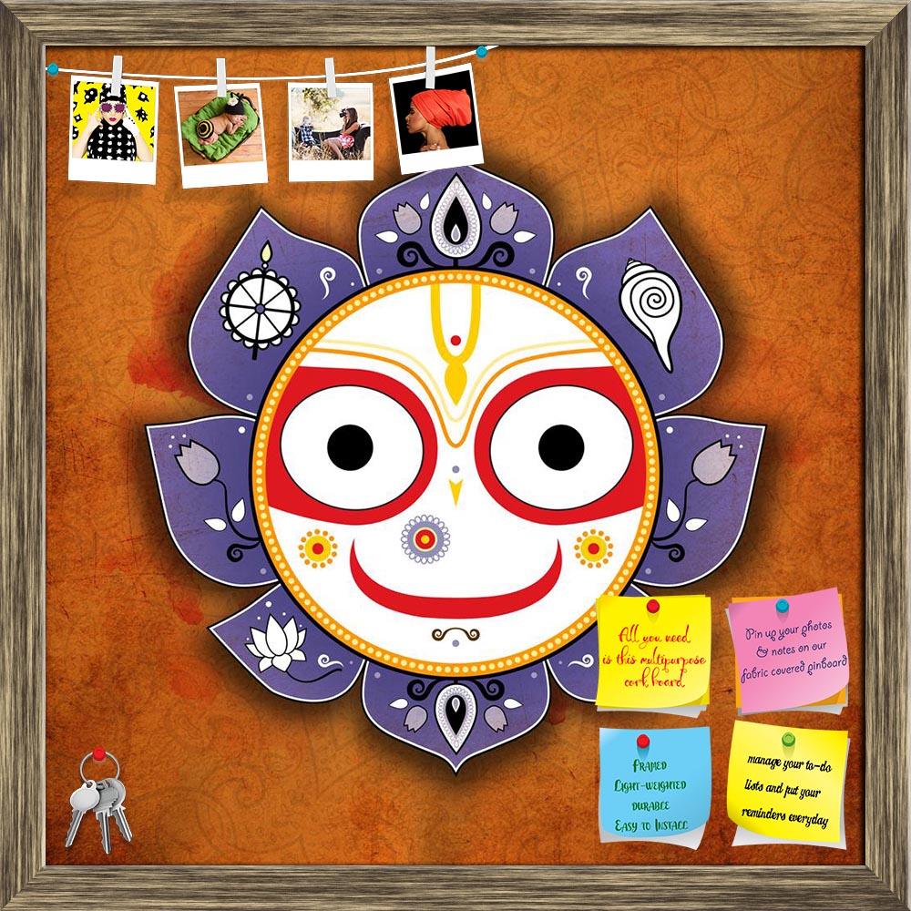ArtzFolio Lord Jagannatha Indian God of the Universe D2 Printed Bulletin Board Notice Pin Board Soft Board | Framed-Bulletin Boards Framed-AZSAO22872223BLB_FR_L-Image Code 5002830 Vishnu Image Folio Pvt Ltd, IC 5002830, ArtzFolio, Bulletin Boards Framed, Religious, Digital Art, lord, jagannatha, indian, god, of, the, universe, d2, printed, bulletin, board, notice, pin, soft, framed, jagannath, symbol, religion, spiritual, om, india, hindu, vishnu, illustration, orissa, krishna, puri, icon, love, culture, ro