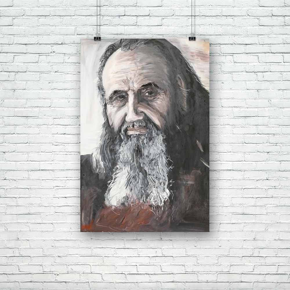 Portrait Of A Priest Unframed Paper Poster-Paper Posters Unframed-POS_UN-IC 5002834 IC 5002834, Adult, Art and Paintings, Cars, Christianity, Culture, Decorative, Ethnic, Illustrations, Individuals, Jesus, Paintings, Portraits, Religion, Religious, Retro, Signs, Signs and Symbols, Spiritual, Traditional, Tribal, World Culture, portrait, of, a, priest, unframed, paper, poster, art, artistic, artwork, belief, canvas, cleric, craft, creative, design, doodle, faith, father, fine, god, gray, handmade, human, ill