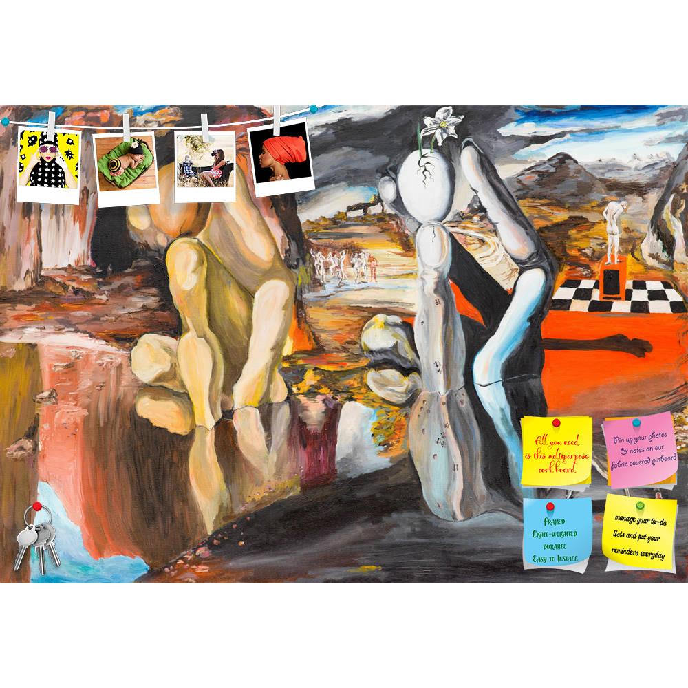 ArtzFolio Replica Of Famous Artwork Made By Salvador Dali D1 Printed Bulletin Board Notice Pin Board Soft Board | Frameless-Bulletin Boards Frameless-AZSAO22878555BLB_FL_L-Image Code 5002835 Vishnu Image Folio Pvt Ltd, IC 5002835, ArtzFolio, Bulletin Boards Frameless, Surrealism, Fine Art Reprint, replica, of, famous, artwork, made, by, salvador, dali, d1, printed, bulletin, board, notice, pin, soft, frameless, oil, painting, illustrating, art, artistic, beauty, brush-stroke, canvas, colorful, colors, conce