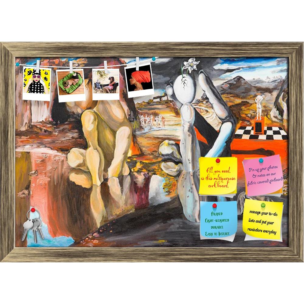 ArtzFolio Replica Of Famous Artwork Made By Salvador Dali D1 Printed Bulletin Board Notice Pin Board Soft Board | Framed-Bulletin Boards Framed-AZSAO22878555BLB_FR_L-Image Code 5002835 Vishnu Image Folio Pvt Ltd, IC 5002835, ArtzFolio, Bulletin Boards Framed, Surrealism, Fine Art Reprint, replica, of, famous, artwork, made, by, salvador, dali, d1, printed, bulletin, board, notice, pin, soft, framed, oil, painting, illustrating, art, artistic, beauty, brush-stroke, canvas, colorful, colors, concept, creative
