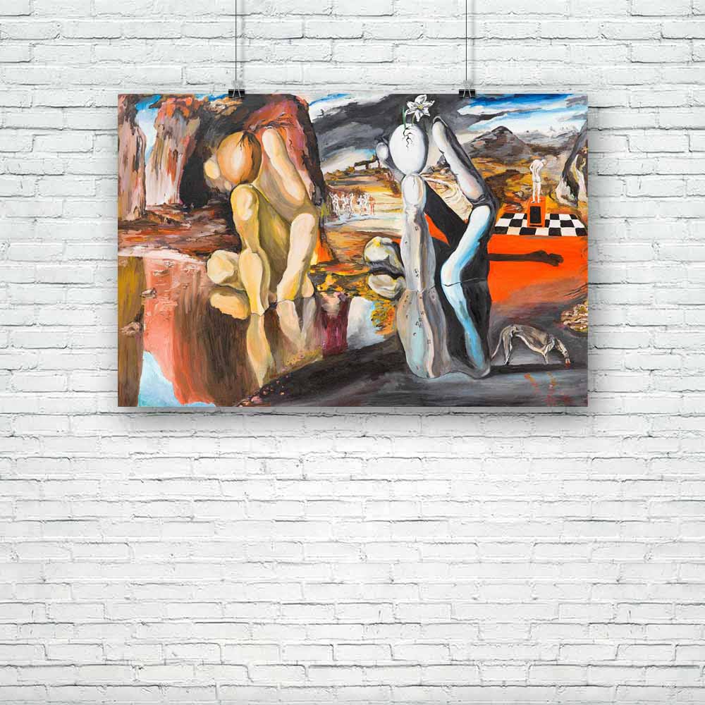 Replica Of Famous Artwork Made By Salvador Dali D1 Unframed Paper Poster-Paper Posters Unframed-POS_UN-IC 5002835 IC 5002835, Art and Paintings, Culture, Decorative, Ethnic, Greek, Illustrations, Love, Paintings, Realism, Romance, Signs, Signs and Symbols, Surrealism, Traditional, Tribal, World Culture, replica, of, famous, artwork, made, by, salvador, dali, d1, unframed, paper, poster, oil, painting, art, artistic, beauty, canvas, colorful, colors, concept, creative, death, design, doodle, dream, fine, han