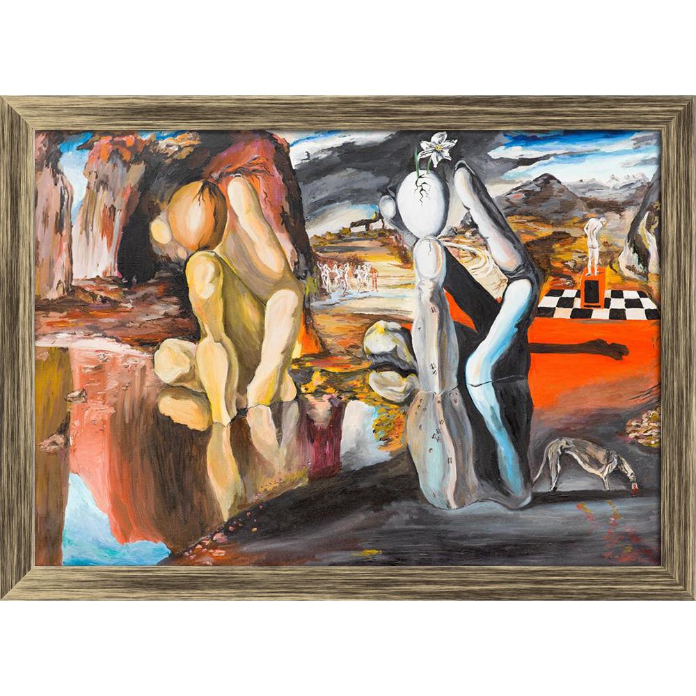 Pitaara Box Replica Of Famous Artwork Made By Salvador Dali D1 Canvas Painting Synthetic Frame-Paintings Synthetic Framing-PBART22878555AFF_FW_L-Image Code 5002835 Vishnu Image Folio Pvt Ltd, IC 5002835, Pitaara Box, Paintings Synthetic Framing, Surrealism, Fine Art Reprint, replica, of, famous, artwork, made, by, salvador, dali, d1, canvas, painting, synthetic, frame, oil, illustrating, art, artistic, beauty, brush-stroke, colorful, colors, concept, creative, death, decorative, design, doodle, dream, fine,