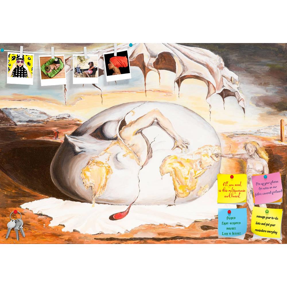 ArtzFolio Replica Of Famous Artwork Made By Salvador Dali D2 Printed Bulletin Board Notice Pin Board Soft Board | Frameless-Bulletin Boards Frameless-AZSAO22878559BLB_FL_L-Image Code 5002836 Vishnu Image Folio Pvt Ltd, IC 5002836, ArtzFolio, Bulletin Boards Frameless, Surrealism, Fine Art Reprint, replica, of, famous, artwork, made, by, salvador, dali, d2, printed, bulletin, board, notice, pin, soft, frameless, oil, painting, g, art, artistic, beauty, birth, blood, breaking, brush-stroke, canvas, child, col