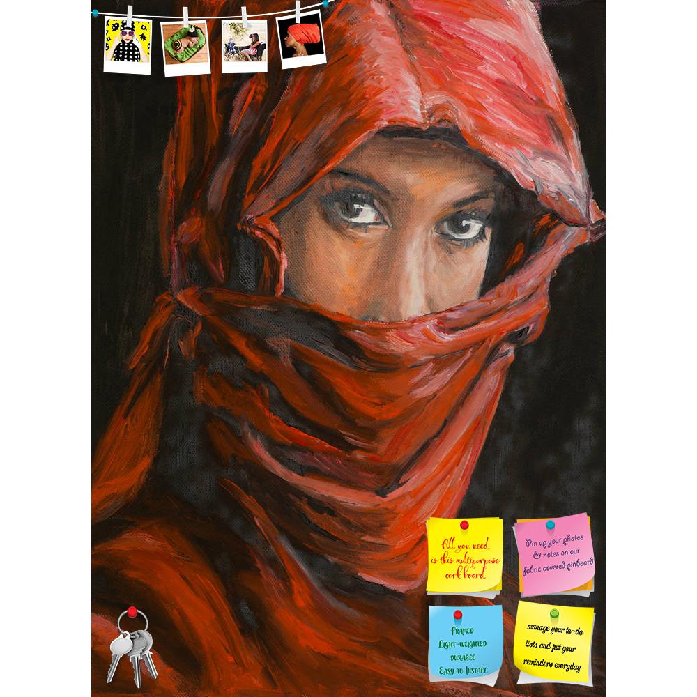 ArtzFolio Portrait Of An Arabic Woman Wearing A Re Hijab Printed Bulletin Board Notice Pin Board Soft Board | Frameless-Bulletin Boards Frameless-AZSAO22878837BLB_FL_L-Image Code 5002838 Vishnu Image Folio Pvt Ltd, IC 5002838, ArtzFolio, Bulletin Boards Frameless, Portraits, Fine Art Reprint, portrait, of, an, arabic, woman, wearing, a, re, hijab, printed, bulletin, board, notice, pin, soft, frameless, oil, painting, illustrating, adult, arab, arabian, art, artistic, artwork, asian, beautiful, beauty, canva