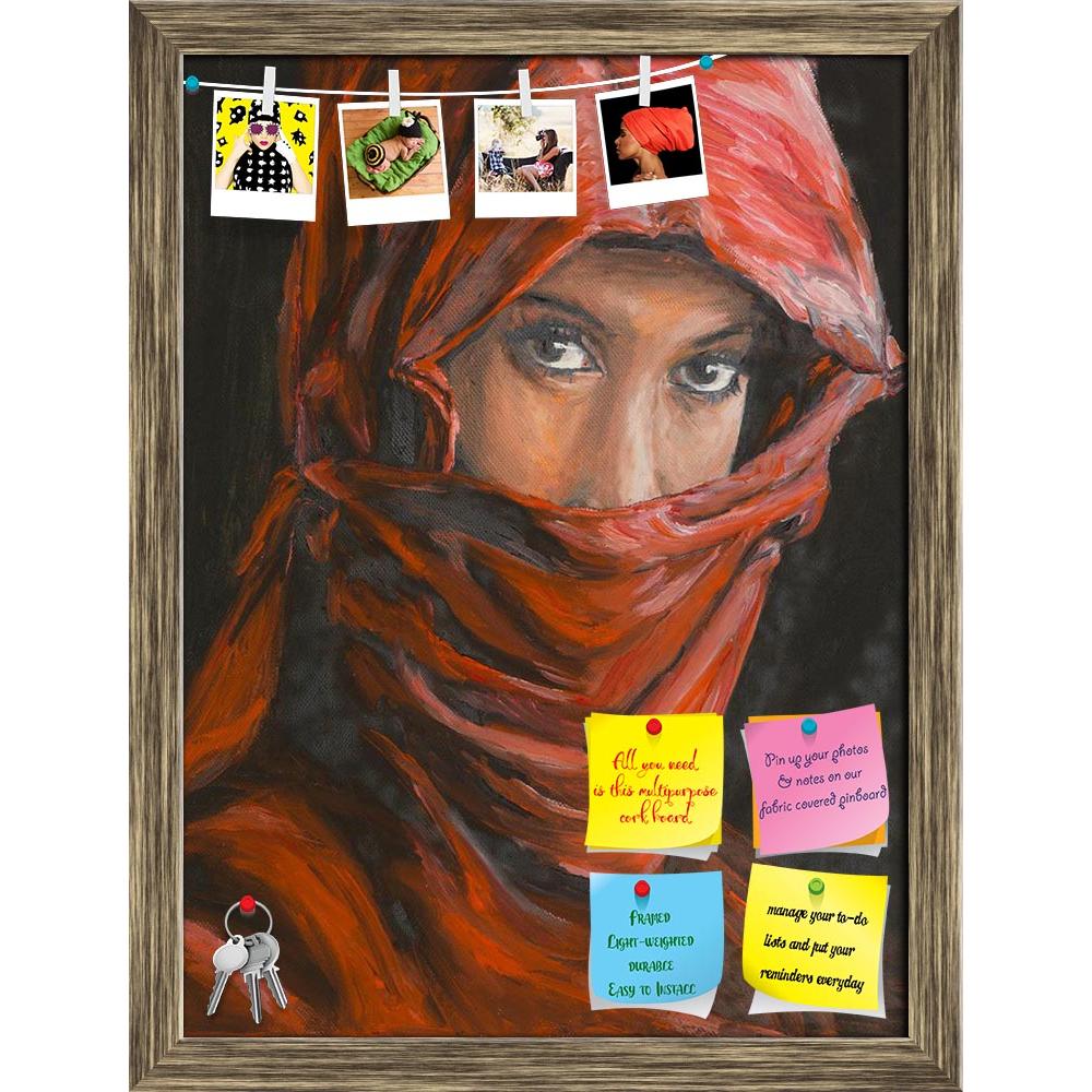 ArtzFolio Portrait Of An Arabic Woman Wearing A Re Hijab Printed Bulletin Board Notice Pin Board Soft Board | Framed-Bulletin Boards Framed-AZSAO22878837BLB_FR_L-Image Code 5002838 Vishnu Image Folio Pvt Ltd, IC 5002838, ArtzFolio, Bulletin Boards Framed, Portraits, Fine Art Reprint, portrait, of, an, arabic, woman, wearing, a, re, hijab, printed, bulletin, board, notice, pin, soft, framed, oil, painting, illustrating, adult, arab, arabian, art, artistic, artwork, asian, beautiful, beauty, canvas, chic, cre