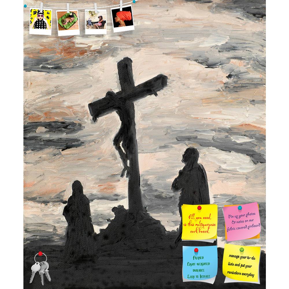 ArtzFolio Jesus Crucified Printed Bulletin Board Notice Pin Board Soft Board | Frameless-Bulletin Boards Frameless-AZSAO22878863BLB_FL_L-Image Code 5002839 Vishnu Image Folio Pvt Ltd, IC 5002839, ArtzFolio, Bulletin Boards Frameless, Religious, Fine Art Reprint, jesus, crucified, printed, bulletin, board, notice, pin, soft, frameless, oil, painting, illustrating, scene, art, artistic, bless, canvas, christ, christianity, consecrated, creative, cross, crucifix, crucifixion, death, decorative, design, divine,