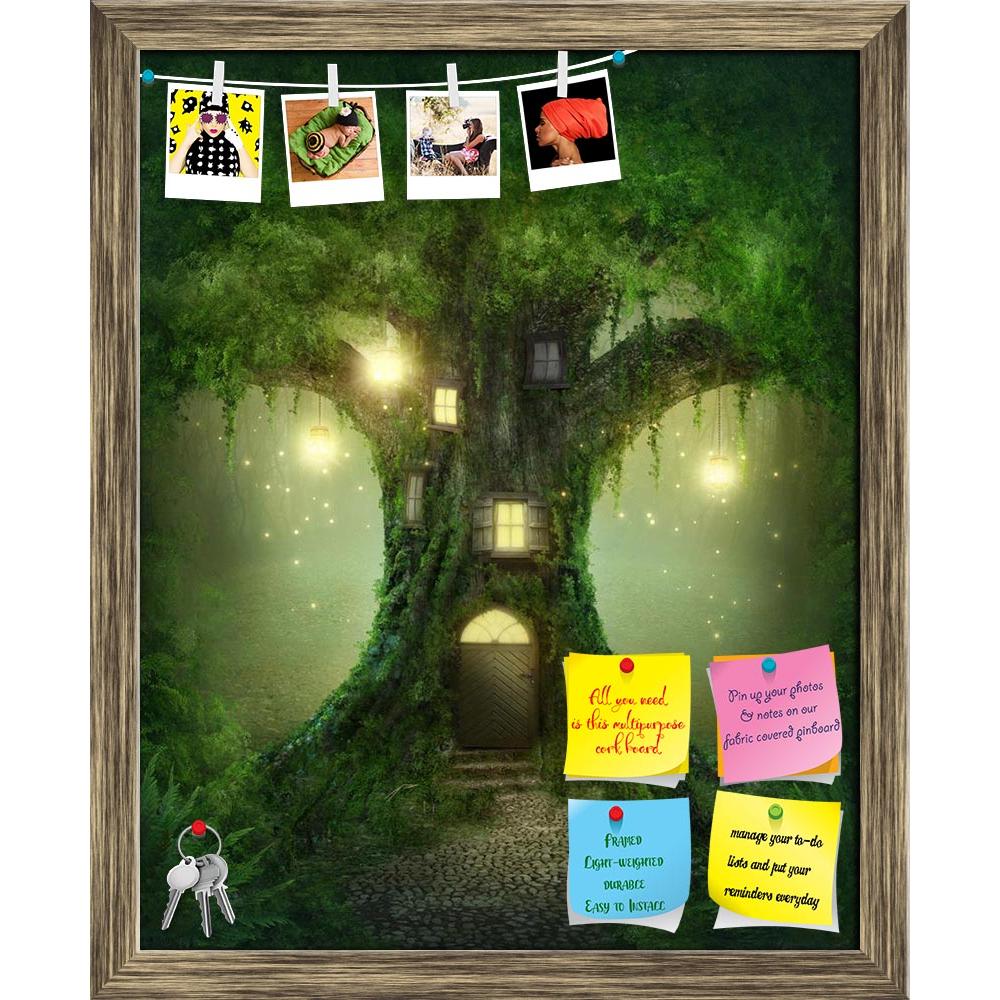 ArtzFolio Fantasy Tree House In Forest D1 Printed Bulletin Board Notice Pin Board Soft Board | Framed-Bulletin Boards Framed-AZSAO22925111BLB_FR_L-Image Code 5002842 Vishnu Image Folio Pvt Ltd, IC 5002842, ArtzFolio, Bulletin Boards Framed, Fantasy, Digital Art, tree, house, in, forest, d1, printed, bulletin, board, notice, pin, soft, framed, adventure, bright, dark, darkness, night, deep, dreams, dreamy, fairy, fairytale, fog, green, imagination, imagine, landscape, leaves, magic, mist, misty, mysterious, 