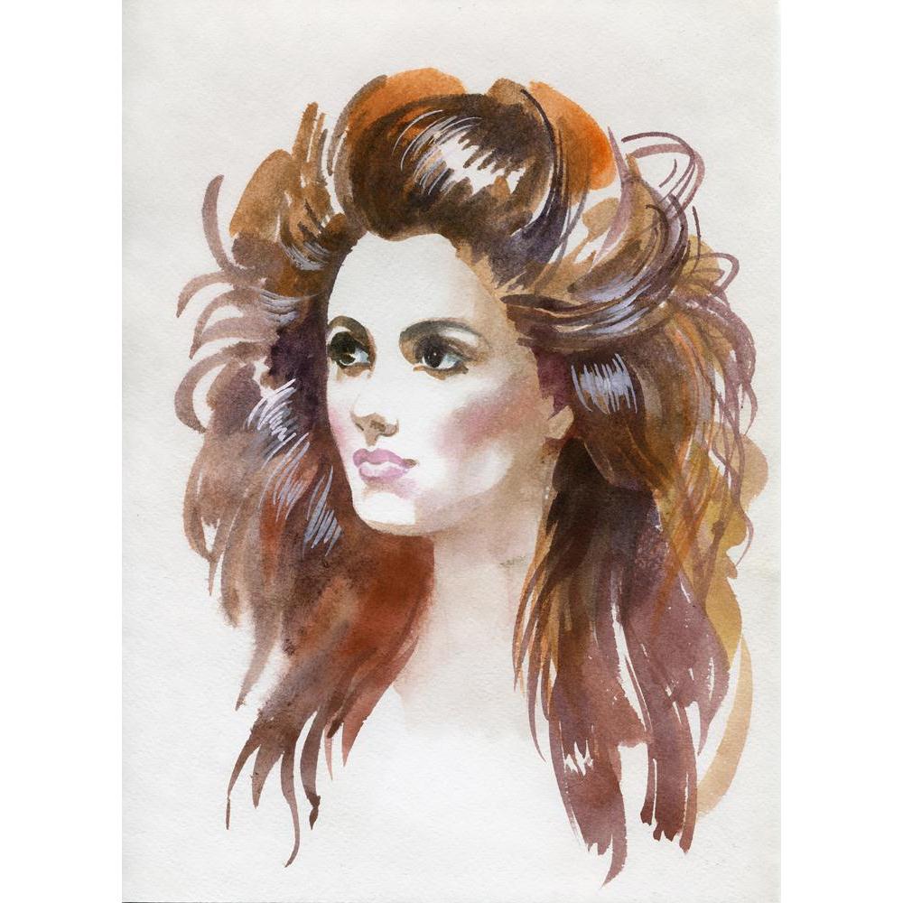 Woman Face Canvas Painting Synthetic Frame-Paintings MDF Framing-AFF_FR-IC 5002860 IC 5002860, Abstract Expressionism, Abstracts, Digital, Digital Art, Fashion, Graphic, Illustrations, Individuals, Modern Art, People, Portraits, Semi Abstract, Signs, Signs and Symbols, Watercolour, woman, face, canvas, painting, synthetic, frame, abstract, artistic, artwork, background, beautiful, beauty, color, concept, cosmetics, creative, decoration, design, element, girl, hair, hairdo, hairstyle, head, illustration, ima