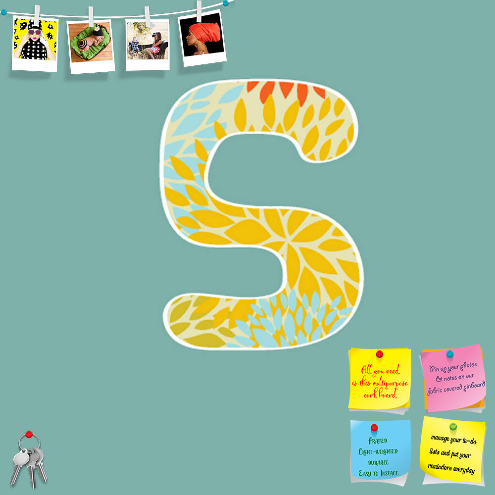 ArtzFolio Floral Letter S Printed Bulletin Board Notice Pin Board Soft Board | Frameless-Bulletin Boards Frameless-AZSAO22951626BLB_FL_L-Image Code 5002864 Vishnu Image Folio Pvt Ltd, IC 5002864, ArtzFolio, Bulletin Boards Frameless, Calligraphy, Kids, Digital Art, floral, letter, s, printed, bulletin, board, notice, pin, soft, frameless, hand, drawn, isolated, blue, background, vintage, alphabet, scribble, decoration, dirty, print, characters, stamp, flower, typescript, curve, shadow, contemporary, graphic