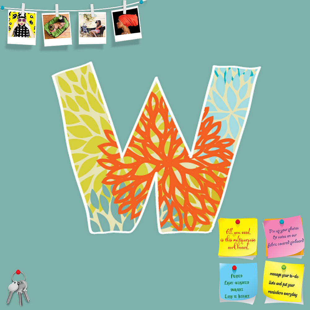 ArtzFolio Floral Letter W Printed Bulletin Board Notice Pin Board Soft Board | Frameless-Bulletin Boards Frameless-AZSAO22951679BLB_FL_L-Image Code 5002868 Vishnu Image Folio Pvt Ltd, IC 5002868, ArtzFolio, Bulletin Boards Frameless, Calligraphy, Kids, Digital Art, floral, letter, w, printed, bulletin, board, notice, pin, soft, frameless, hand, drawn, isolated, blue, background, vintage, alphabet, scribble, decoration, dirty, print, characters, stamp, flower, typescript, curve, shadow, contemporary, graphic