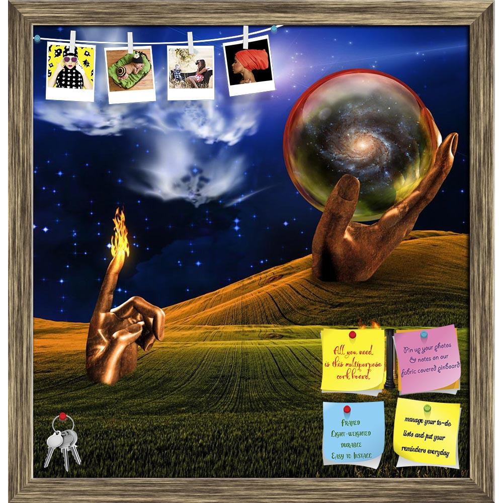 ArtzFolio Landscape With Fire Temple & Faces In Clouds Printed Bulletin Board Notice Pin Board Soft Board | Framed-Bulletin Boards Framed-AZSAO23015543BLB_FR_L-Image Code 5002875 Vishnu Image Folio Pvt Ltd, IC 5002875, ArtzFolio, Bulletin Boards Framed, Abstract, Surrealism, Digital Art, landscape, with, fire, temple, faces, in, clouds, printed, bulletin, board, notice, pin, soft, framed, fantasy, more, sky, cloud, moon, nature, beautiful, space, night, beauty, green, outdoors, star, colorful, coloratura, d