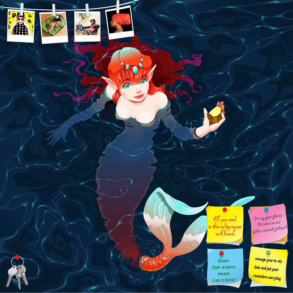 ArtzFolio Mermaid In The Water Printed Bulletin Board Notice Pin Board Soft Board | Frameless-Bulletin Boards Frameless-AZSAO23039760BLB_FL_L-Image Code 5002879 Vishnu Image Folio Pvt Ltd, IC 5002879, ArtzFolio, Bulletin Boards Frameless, Kids, Digital Art, mermaid, in, the, water, printed, bulletin, board, notice, pin, soft, frameless, piece, gold, pin up board, push pin board, extra large cork board, big pin board, notice board, small bulletin board, cork board, wall notice board, giant cork board, bullet