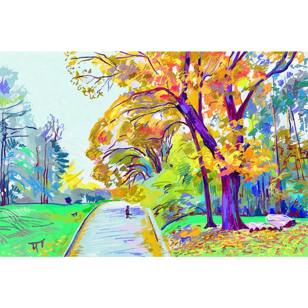 Pitaara Box Autumn Landscape D4 Canvas Painting Synthetic Frame-Paintings MDF Framing-PBART23166253AFF_FR_L-Image Code 5002885 Vishnu Image Folio Pvt Ltd, IC 5002885, Pitaara Box, Paintings MDF Framing, Landscapes, Fine Art Reprint, autumn, landscape, d4, canvas, painting, synthetic, frame, original, digital, version, autotrace, image, framed canvas print, wall painting for living room with frame, canvas painting for living room, artzfolio, poster, framed canvas painting, wall painting with frame, canvas pa