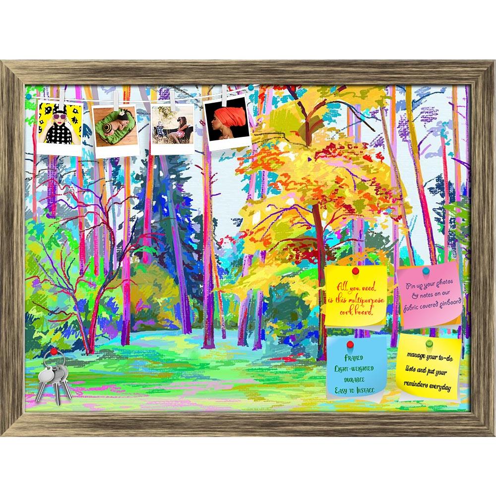 ArtzFolio Autumn Landscape D5 Printed Bulletin Board Notice Pin Board Soft Board | Framed-Bulletin Boards Framed-AZSAO23166254BLB_FR_L-Image Code 5002886 Vishnu Image Folio Pvt Ltd, IC 5002886, ArtzFolio, Bulletin Boards Framed, Landscapes, Fine Art Reprint, autumn, landscape, d5, printed, bulletin, board, notice, pin, soft, framed, original, digital, painting, version, autotrace, image, pin up board, push pin board, extra large cork board, big pin board, notice board, small bulletin board, cork board, wall