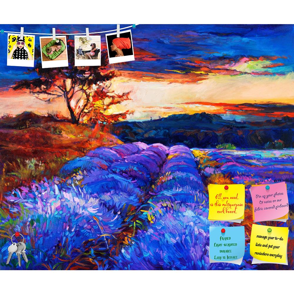 ArtzFolio Artwork Of Lavender Fields D3 Printed Bulletin Board Notice Pin Board Soft Board | Frameless-Bulletin Boards Frameless-AZSAO23177658BLB_FL_L-Image Code 5002889 Vishnu Image Folio Pvt Ltd, IC 5002889, ArtzFolio, Bulletin Boards Frameless, Landscapes, Fine Art Reprint, artwork, of, lavender, fields, d3, printed, bulletin, board, notice, pin, soft, frameless, original, oil, painting, canvas.sunset, landscape.modern, impressionism, field, purple, background, countryside, green, flower, grass, landscap