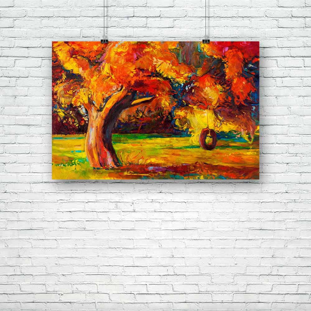Beautiful Autumn Tree Unframed Paper Poster-Paper Posters Unframed-POS_UN-IC 5002890 IC 5002890, Abstract Expressionism, Abstracts, Art and Paintings, Drawing, Illustrations, Impressionism, Landscapes, Modern Art, Nature, Paintings, Patterns, Scenic, Seasons, Semi Abstract, Signs, Signs and Symbols, Watercolour, beautiful, autumn, tree, unframed, paper, poster, abstract, acrylic, art, artist, artistic, artwork, beauty, blue, branch, bright, brown, brush, canvas, color, colorful, design, fall, foliage, fores