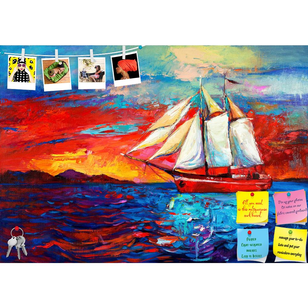 ArtzFolio Artwork Of Sail Ship & Sea D2 Printed Bulletin Board Notice Pin Board Soft Board | Frameless-Bulletin Boards Frameless-AZSAO23178065BLB_FL_L-Image Code 5002891 Vishnu Image Folio Pvt Ltd, IC 5002891, ArtzFolio, Bulletin Boards Frameless, Landscapes, Fine Art Reprint, artwork, of, sail, ship, sea, d2, printed, bulletin, board, notice, pin, soft, frameless, original, oil, painting, canvas.sunset, ocean.modern, impressionism, abstract, acrylic, art, artist, artistic, backdrop, background, beach, blue