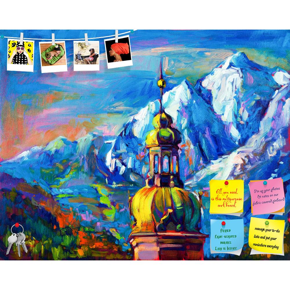 ArtzFolio Artwork Of Church In Front Of Mountain Landscape Printed Bulletin Board Notice Pin Board Soft Board | Frameless-Bulletin Boards Frameless-AZSAO23178069BLB_FL_L-Image Code 5002893 Vishnu Image Folio Pvt Ltd, IC 5002893, ArtzFolio, Bulletin Boards Frameless, Abstract, Landscapes, Fine Art Reprint, artwork, of, church, in, front, mountain, landscape, printed, bulletin, board, notice, pin, soft, frameless, original, oil, painting, canvas.modern, impressionism, architecture, sky, drawing, art, paint, c
