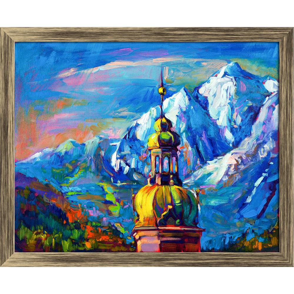 Pitaara Box Artwork Of Church In Front Of Mountain Landscape Canvas Painting Synthetic Frame-Paintings Synthetic Framing-PBART23178069AFF_FW_L-Image Code 5002893 Vishnu Image Folio Pvt Ltd, IC 5002893, Pitaara Box, Paintings Synthetic Framing, Abstract, Landscapes, Fine Art Reprint, artwork, of, church, in, front, mountain, landscape, canvas, painting, synthetic, frame, original, oil, canvas.modern, impressionism, architecture, sky, drawing, art, paint, building, historic, picture, traditional, mountains, c