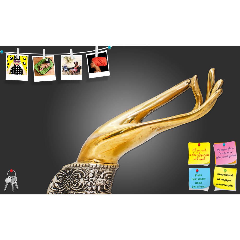 ArtzFolio Golden Buddha Hand Decoration Printed Bulletin Board Notice Pin Board Soft Board | Frameless-Bulletin Boards Frameless-AZSAO23351771BLB_FL_L-Image Code 5002903 Vishnu Image Folio Pvt Ltd, IC 5002903, ArtzFolio, Bulletin Boards Frameless, Religious, Photography, golden, buddha, hand, decoration, printed, bulletin, board, notice, pin, soft, frameless, buddhist, thai, gold, closeup, thailand, sculpture, oriental, white, travel, serenity, pray, chinese, statue, wat, culture, worship, history, god, eas
