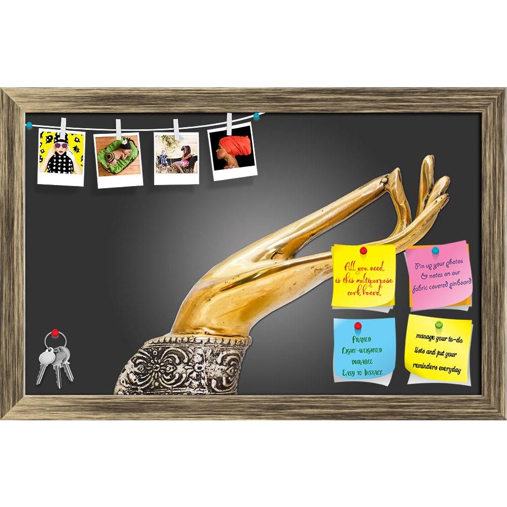 ArtzFolio Golden Buddha Hand Decoration Printed Bulletin Board Notice Pin Board Soft Board | Framed-Bulletin Boards Framed-AZSAO23351771BLB_FR_L-Image Code 5002903 Vishnu Image Folio Pvt Ltd, IC 5002903, ArtzFolio, Bulletin Boards Framed, Religious, Photography, golden, buddha, hand, decoration, printed, bulletin, board, notice, pin, soft, framed, buddhist, thai, gold, closeup, thailand, sculpture, oriental, white, travel, serenity, pray, chinese, statue, wat, culture, worship, history, god, east, spiritual