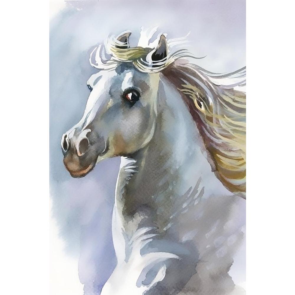 ArtzFolio White Horse D2 Unframed Paper Poster-Paper Posters Unframed-AZART23482438POS_UN_L-Image Code 5002916 Vishnu Image Folio Pvt Ltd, IC 5002916, ArtzFolio, Paper Posters Unframed, Animals, Fine Art Reprint, white, horse, d2, unframed, paper, poster, wall, large, size, for, living, room, home, decoration, big, framed, decor, posters, pitaara, box, modern, art, with, frame, bedroom, amazonbasics, door, drawing, small, decorative, office, reception, multiple, friends, images, reprints, reprint, kids, bat