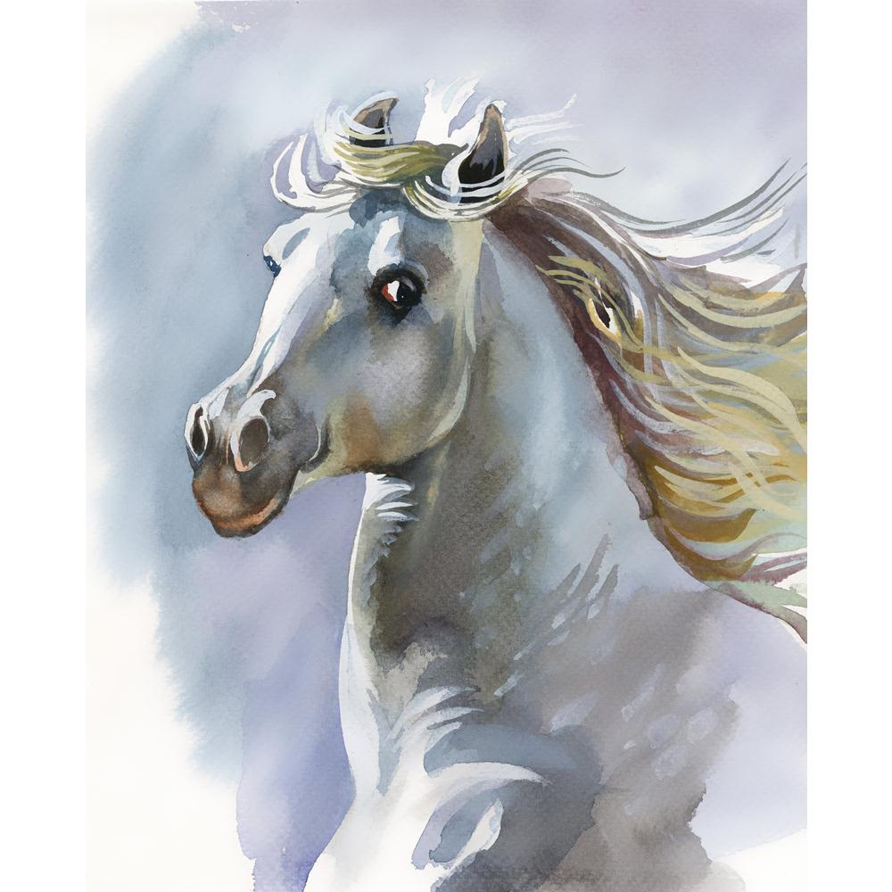 White Horse Canvas Painting Synthetic Frame-Paintings MDF Framing-AFF_FR-IC 5002916 IC 5002916, Black and White, Nature, Scenic, White, horse, canvas, painting, synthetic, frame, bay, blue, canter, chestnut, draft, emotions, equestrian, equine, farm, fast, field, force, forest, forward, free, freedom, gallop, group, herd, hoofed, isolated, look, mane, mare, motion, moving, power, run, sky, snow, snowdrift, speed, stallion, strong, tale, wild, winter, wonderland, young, artzfolio, wall decor for living room,