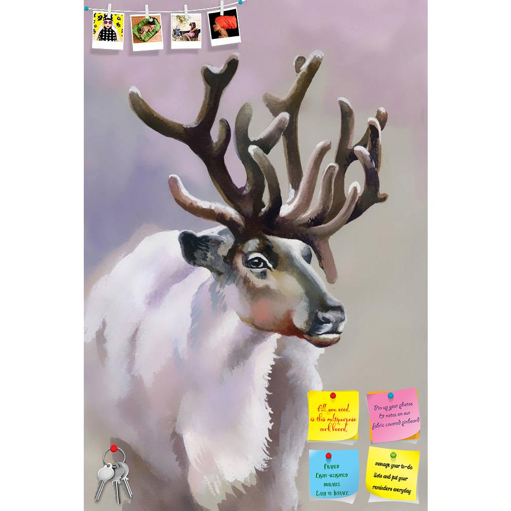 ArtzFolio Moose In Winter Forest Printed Bulletin Board Notice Pin Board Soft Board | Frameless-Bulletin Boards Frameless-AZSAO23482479BLB_FL_L-Image Code 5002918 Vishnu Image Folio Pvt Ltd, IC 5002918, ArtzFolio, Bulletin Boards Frameless, Animals, Fine Art Reprint, moose, in, winter, forest, printed, bulletin, board, notice, pin, soft, frameless, pin up board, push pin board, extra large cork board, big pin board, notice board, small bulletin board, cork board, wall notice board, giant cork board, bulleti