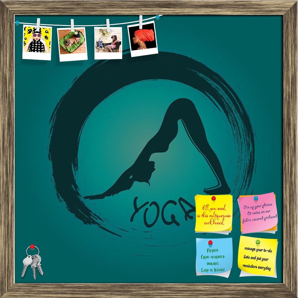 ArtzFolio Yoga Label With Zen Symbol D1 Printed Bulletin Board Notice Pin Board Soft Board | Framed-Bulletin Boards Framed-AZSAO23499218BLB_FR_L-Image Code 5002921 Vishnu Image Folio Pvt Ltd, IC 5002921, ArtzFolio, Bulletin Boards Framed, Traditional, Digital Art, yoga, label, with, zen, symbol, d1, printed, bulletin, board, notice, pin, soft, framed, isolated, downward, facing, dog, pose, pin up board, push pin board, extra large cork board, big pin board, notice board, small bulletin board, cork board, wa