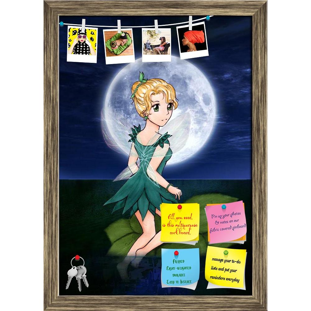ArtzFolio Water Fairy & The Full Moon Printed Bulletin Board Notice Pin Board Soft Board | Framed-Bulletin Boards Framed-AZSAO23568904BLB_FR_L-Image Code 5002931 Vishnu Image Folio Pvt Ltd, IC 5002931, ArtzFolio, Bulletin Boards Framed, Fantasy, Kids, Digital Art, water, fairy, the, full, moon, printed, bulletin, board, notice, pin, soft, framed, night, painted, marker, pen, cg, pin up board, push pin board, extra large cork board, big pin board, notice board, small bulletin board, cork board, wall notice b