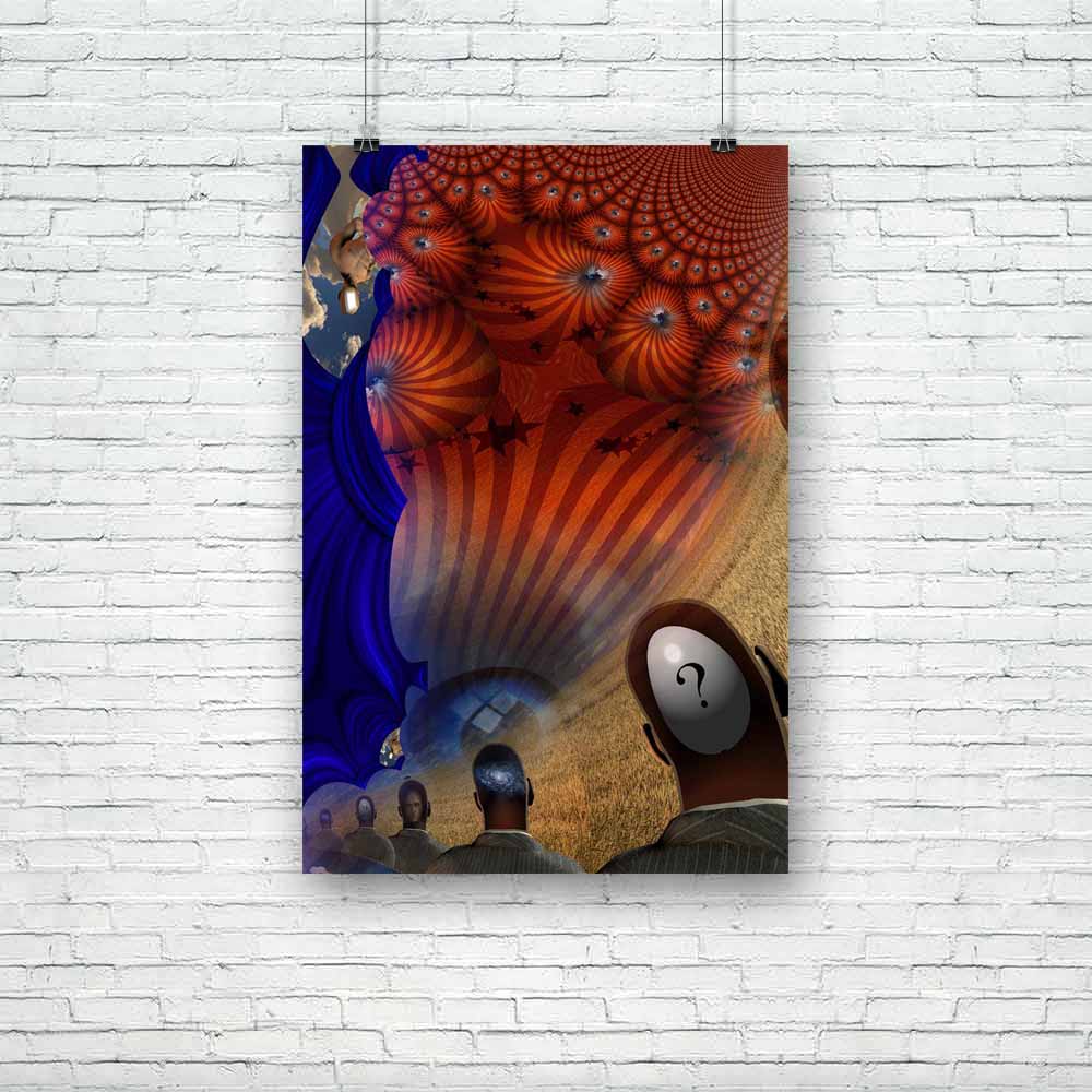 Surreal Abstract With Human Elements Unframed Paper Poster-Paper Posters Unframed-POS_UN-IC 5002936 IC 5002936, Abstract Expressionism, Abstracts, Art and Paintings, Astronomy, Conceptual, Cosmology, Figurative, Nature, Realism, Religion, Religious, Scenic, Semi Abstract, Space, Spiritual, Stars, Surrealism, surreal, abstract, with, human, elements, unframed, paper, poster, allegory, art, artistic, believe, cloud, concentrate, concentration, concept, conscious, dada, dali, door, doorway, dream, dreamscape, 
