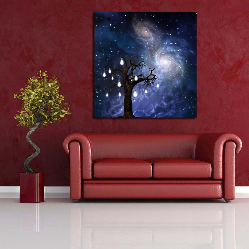 Enlightenment Canvas Painting Synthetic Frame – ArtzFolio.com
