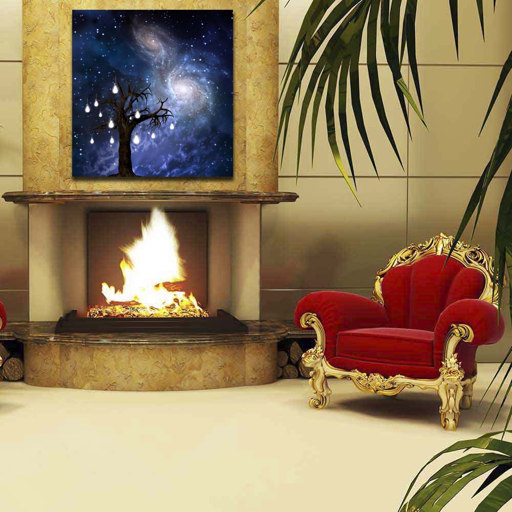 Enlightenment Canvas Painting Synthetic Frame – ArtzFolio.com