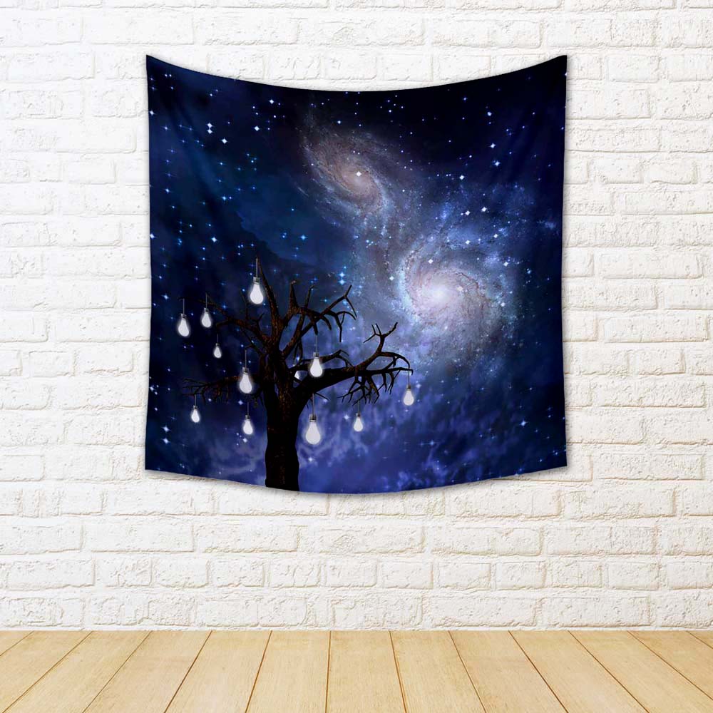 ArtzFolio Enlightenment D2 Fabric Tapestry Wall Hanging-Tapestries-AZART23720602TAP_L-Image Code 5002939 Vishnu Image Folio Pvt Ltd, IC 5002939, ArtzFolio, Tapestries, Fantasy, Landscapes, Digital Art, enlightenment, d2, fabric, tapestry, wall, hanging, light, bulb, lamp, idea, energy, glass, electricity, bright, technology, object, power, invention, equipment, creativity, lightbulb, white, transparent, solution, supply, imagination, electrical, concept, incandescent, single, illustration, watt, image, fila