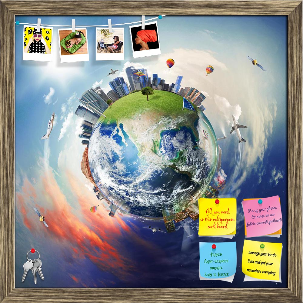 ArtzFolio Modern World With Skyscraper Printed Bulletin Board Notice Pin Board Soft Board | Framed-Bulletin Boards Framed-AZSAO23729583BLB_FR_L-Image Code 5002942 Vishnu Image Folio Pvt Ltd, IC 5002942, ArtzFolio, Bulletin Boards Framed, Conceptual, Places, Digital Art, modern, world, with, skyscraper, printed, bulletin, board, notice, pin, soft, framed, concept, airplane, elements, contemporary, city, cloud, dream, environment, earth, grass, green, sky, business, geography, international, orbit, traffic, t