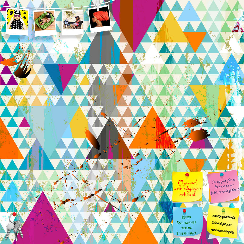 ArtzFolio Abstract Artwork D142 Printed Bulletin Board Notice Pin Board Soft Board | Frameless-Bulletin Boards Frameless-AZSAO23754317BLB_FL_L-Image Code 5002946 Vishnu Image Folio Pvt Ltd, IC 5002946, ArtzFolio, Bulletin Boards Frameless, Abstract, Kids, Digital Art, artwork, d142, printed, bulletin, board, notice, pin, soft, frameless, background, triangle, paint, strokes, splashes, pin up board, push pin board, extra large cork board, big pin board, notice board, small bulletin board, cork board, wall no