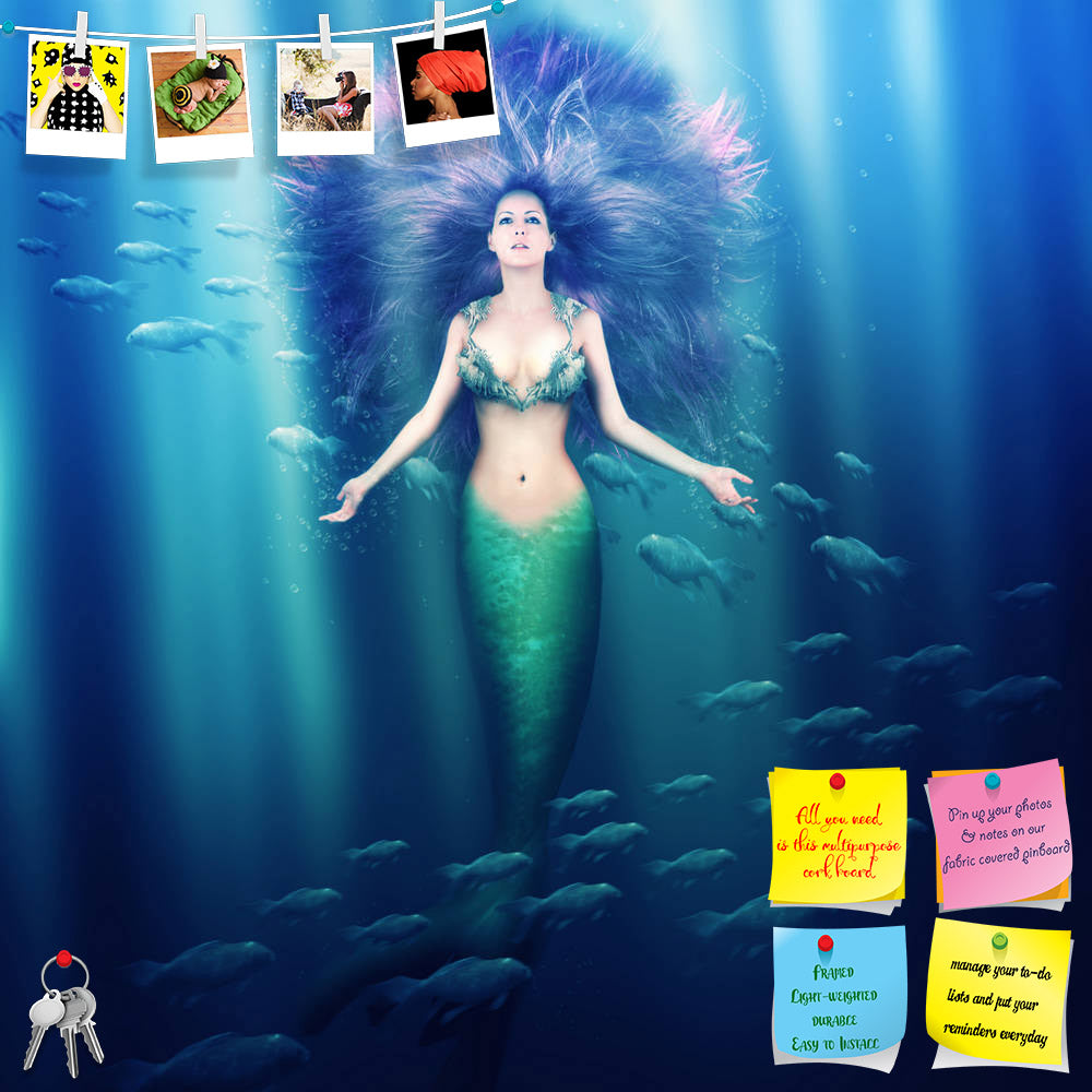 ArtzFolio Mermaid With Fish Tail D1 Printed Bulletin Board Notice Pin Board Soft Board | Frameless-Bulletin Boards Frameless-AZSAO23780132BLB_FL_L-Image Code 5002948 Vishnu Image Folio Pvt Ltd, IC 5002948, ArtzFolio, Bulletin Boards Frameless, Fantasy, Kids, Photography, mermaid, with, fish, tail, d1, printed, bulletin, board, notice, pin, soft, frameless, beautiful, woman, purple, hair, swimming, sea, water, nixie, fantastic, bra, shell, beauty, girl, lady, hairstyle, health, floating, ocean, seren, fairy,