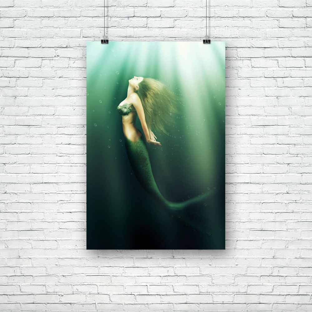 Fish Tailed Woman Unframed Paper Poster-Paper Posters Unframed-POS_UN-IC 5002949 IC 5002949, Fantasy, Health, Illustrations, Mermaid, Religion, Religious, Surrealism, fish, tailed, woman, unframed, paper, poster, siren, beautiful, beauty, blue, bra, bubbles, diving, dream, fairy, fairytale, fantastic, floating, girl, goddess, hair, hairstyle, illustration, lady, legend, legendary, light, magic, mythology, nixie, ocean, purple, scale, sea, shell, slim, sunlight, surreal, swimmer, swimming, tail, tale, under,