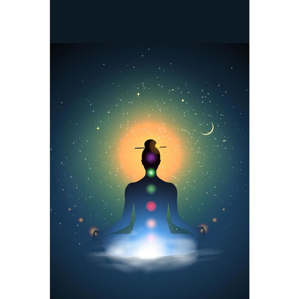 Meditating In Lotus Position Unframed Paper Poster-Paper Posters Unframed-POS_UN-IC 5002955 IC 5002955, Adult, Buddhism, Culture, Ethnic, Health, Indian, Modern Art, Nature, Religion, Religious, Scenic, Signs, Signs and Symbols, Sports, Symbols, Traditional, Tribal, World Culture, meditating, in, lotus, position, unframed, paper, wall, poster, meditation, mantra, yoga, zen, asana, astral, background, balance, ball, beauty, body, concentration, connection, creative, curly, design, energy, exercise, flexible,