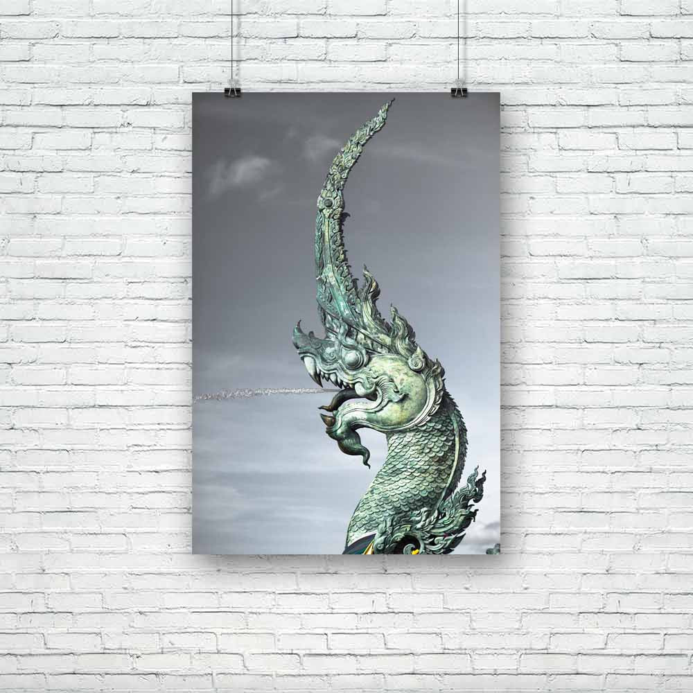 Phaya Naga Unframed Paper Poster-Paper Posters Unframed-POS_UN-IC 5002959 IC 5002959, Ancient, Architecture, Art and Paintings, Asian, Automobiles, Black and White, Buddhism, Chinese, Culture, Drawing, Ethnic, Fantasy, God Buddha, Hinduism, Historical, Marble and Stone, Medieval, Paintings, Patterns, Religion, Religious, Signs, Signs and Symbols, Symbols, Traditional, Transportation, Travel, Tribal, Vehicles, Vintage, White, World Culture, phaya, naga, unframed, paper, poster, antique, art, asia, background