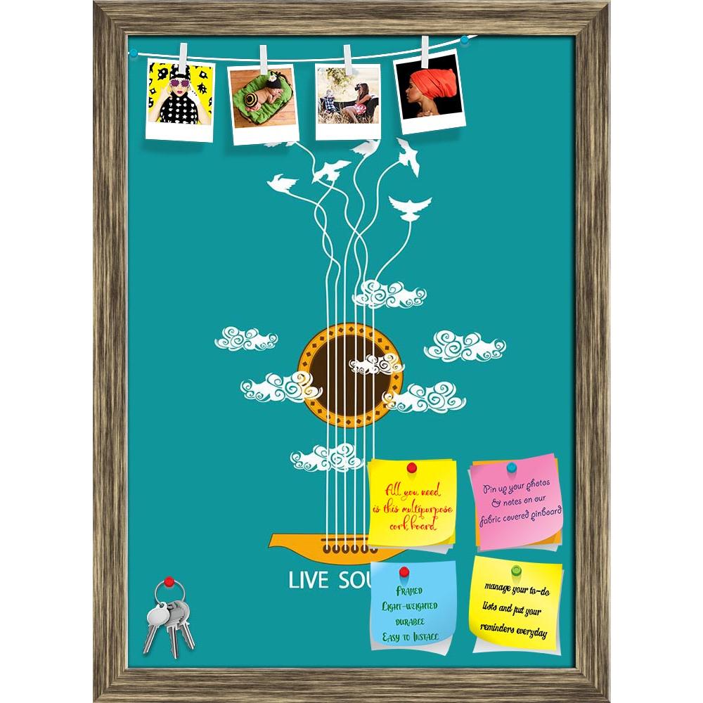 ArtzFolio Guitar & Birds In The Sky Printed Bulletin Board Notice Pin Board Soft Board | Framed-Bulletin Boards Framed-AZSAO23842671BLB_FR_L-Image Code 5002960 Vishnu Image Folio Pvt Ltd, IC 5002960, ArtzFolio, Bulletin Boards Framed, Music & Dance, Digital Art, guitar, birds, in, the, sky, printed, bulletin, board, notice, pin, soft, framed, musical, illustration, concept, pin up board, push pin board, extra large cork board, big pin board, notice board, small bulletin board, cork board, wall notice board,