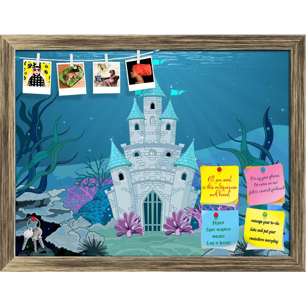 ArtzFolio Magic Fairy Tale Printed Bulletin Board Notice Pin Board Soft Board | Framed-Bulletin Boards Framed-AZSAO23865731BLB_FR_L-Image Code 5002961 Vishnu Image Folio Pvt Ltd, IC 5002961, ArtzFolio, Bulletin Boards Framed, Kids, Digital Art, magic, fairy, tale, printed, bulletin, board, notice, pin, soft, framed, mermaid, princess, castle, pin up board, push pin board, extra large cork board, big pin board, notice board, small bulletin board, cork board, wall notice board, giant cork board, bulletin boar